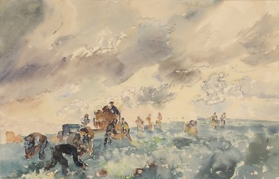 Potato Pickers by Thomas Barclay Hennell